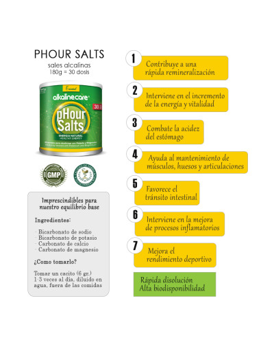 PHOUR SALTS EN BOTE 180G - ALKALINE CARE