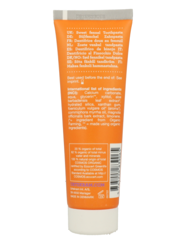 Dentífrico Niños (75ml) - Urtekram