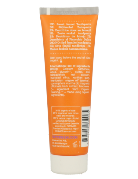 Dentífrico Niños (75ml) - Urtekram