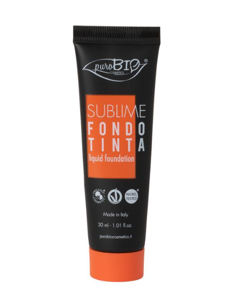 Maquillaje fluido SUBLIME Tono 02 (30ml) - PuroBio