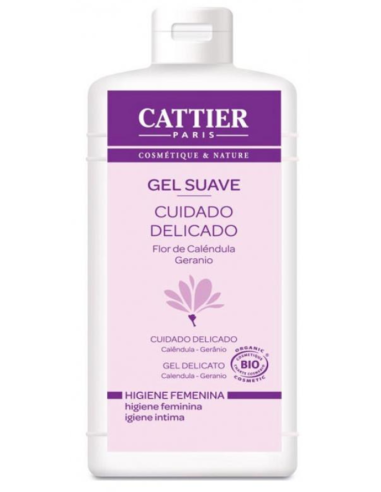 Gel Higiene Íntima Caléndula & Geranio (200ml) - Cattier
