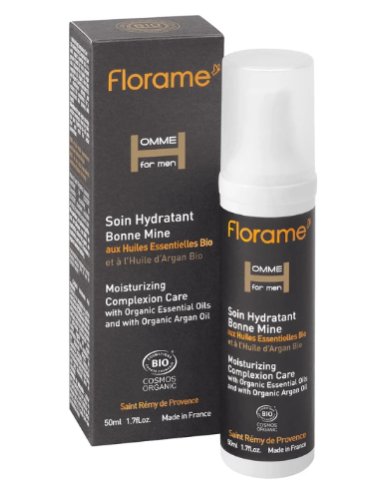 Crema Hidratante Bio para Hombre (50ml) - Florame