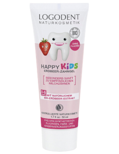 Dentífrico para Niños Fresa Bio (50ml) - Logona