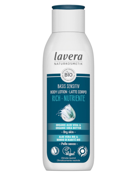 Loción Corporal Rica Nutritiva Basis Sensitiv (250ml) - Lavera