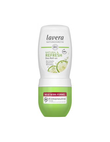 Desodorante roll-on 48h Refresh & Natural (50ml) - Lavera