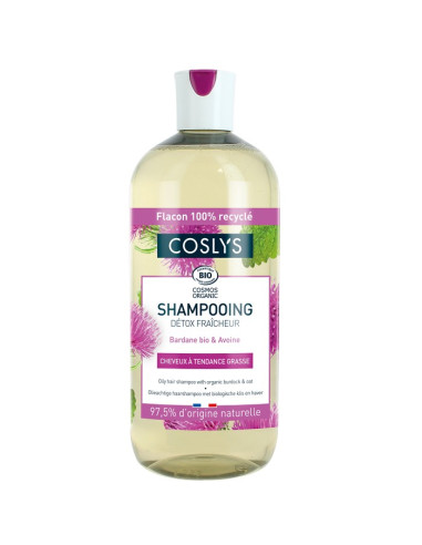 Champú Cabello Graso con Menta Piperita (500ml) - Coslys