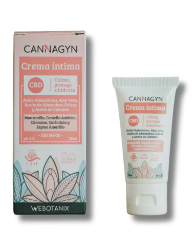 Crema Íntima BIO Cannagyn (30ml) - Webotanix