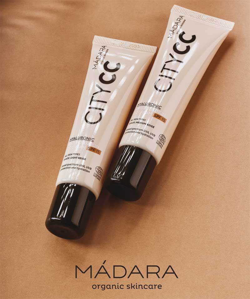 CC cream Madara CityCC, protección solar ligera